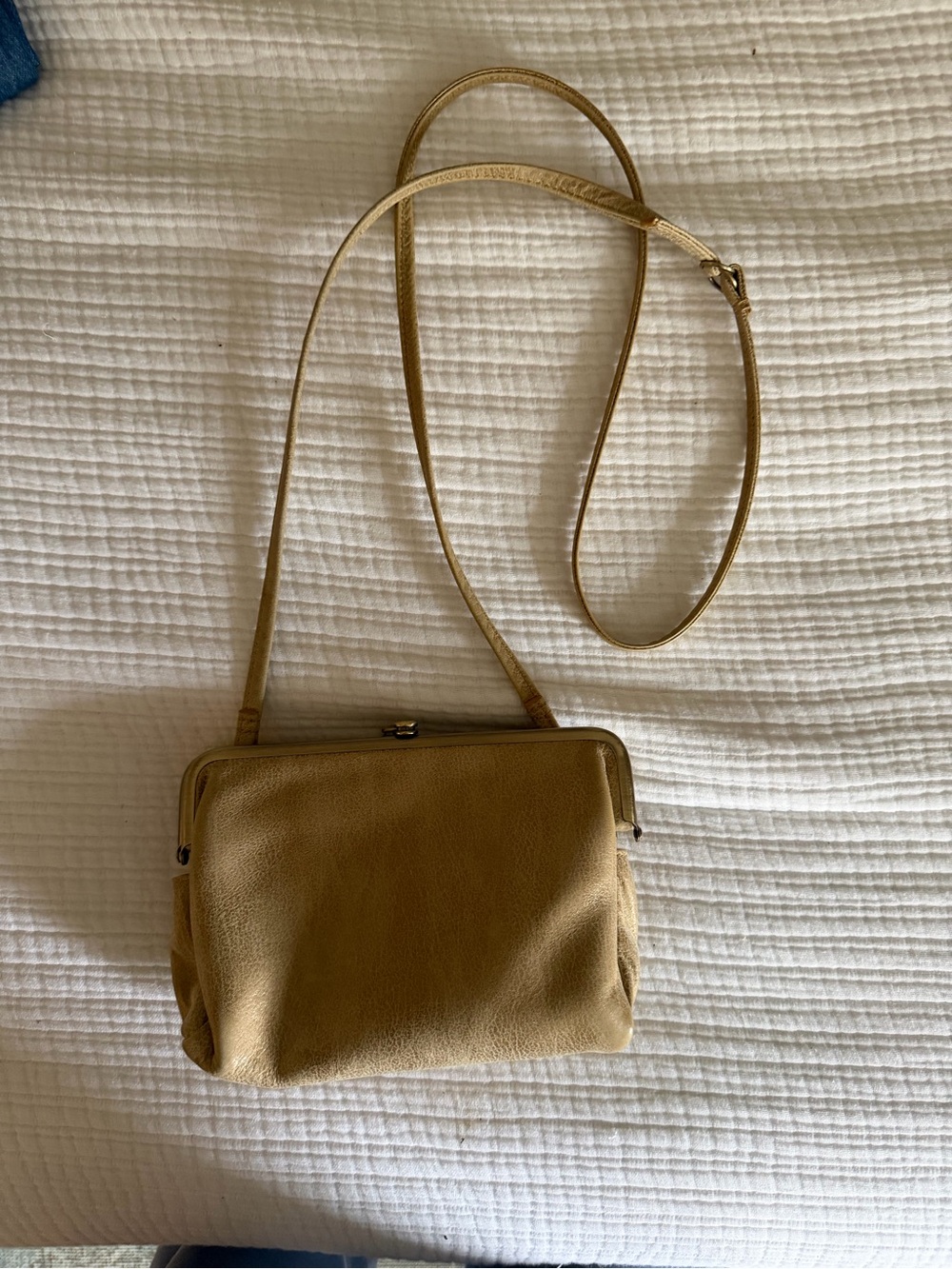 HOBO Lauren Leather Crossbody Bag in Tan